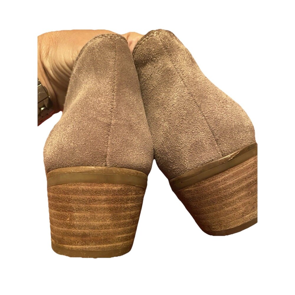 Lucky Brand "Fahmida" Tan  Suede Ankle Bootie Size 9 M - Picture 6 of 7